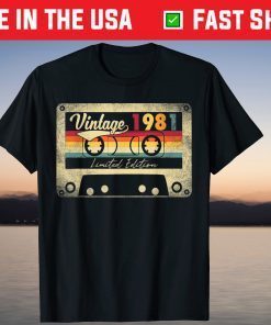 Vintage Best Of 1981 40th Birthday Limited Edition 2021 Shirt