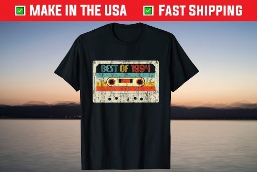 Vintage Best Of 1994 Cassette Tape 27th Birthday Gift T-Shirt