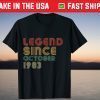 Vintage Legend Since October 1983 38th Birthday 2021 T-Shirt