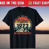 Vintage Made In 1972 Limited 49 Years Old 49th Birthday Gift Shirt