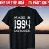 Vintage Made In 1994 October Birthday Tee Shirt