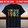 Vintage October 1962 60Th Birthday 60 Years Old Tee Shirt