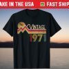 Vintage October 1971 50th Birthday 50 Years Old Gift T-Shirt