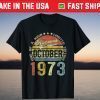 Vintage October 1973 48th Birthday Tee Shirt