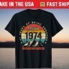 Vintage October 197447th Birthday 47 Years Old Tee Shirt