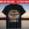 Vintage October 2004 17th Birthday 17 Years Old Tee Shirt