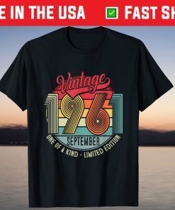 Vintage September 1961 60th Birthday 60 Years Old Gift T-Shirt