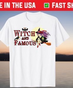 Witch And Famous Witches Halloween Costume Gift Shirt