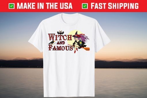 Witch And Famous Witches Halloween Costume Gift Shirt