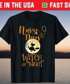 Witch Halloween Nurses Don't Push It T-Shirt