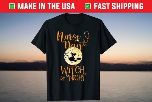 Witch Halloween Nurses Don't Push It T-Shirt