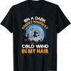 Witch Riding Brooms On A Dark Desert Highways Halloween Unisex Shirt