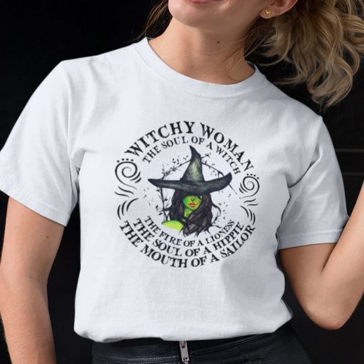 Witchy Woman The Soul Of A Witch Halloween Us 2021 Shirt