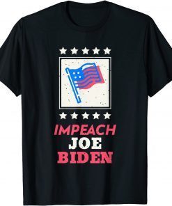 peach Joe Biden Arrest 46, Lock Him Up Political Humor Tee Shirt