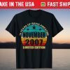 14 Years Of Being Awesome November 2007 14 Year Old Birthday T-Shirt