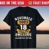 18 Years Old November 2002 18th Birthday Quarantine T-Shirt18 Years Old November 2002 18th Birthday Quarantine T-Shirt