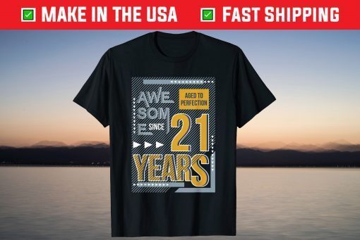 21 Birthday 21 Years 21st Birthday Tee Shirt