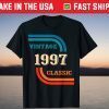 24 Year Old Awesome Since Vintage 1997 24th Birthday T-Shirt