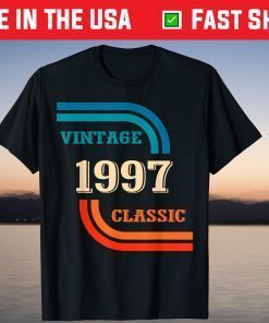 24 Year Old Awesome Since Vintage 1997 24th Birthday T-Shirt