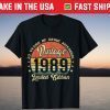 33 Year Old Vintage 1989 Limited Edition 33th Birthday T-Shirt