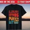 40th Birthday Legend Since December 1980 Tee Shirt