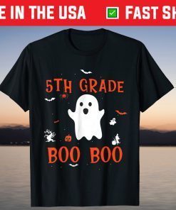 5TH Grade Boo Boo Halloween Costume Grade Boo Crew T-Shirt