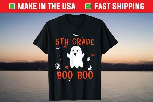 5TH Grade Boo Boo Halloween Costume Grade Boo Crew T-Shirt