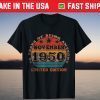 70 Years Of Being Awesome November 1950 Limited Edition Shirt