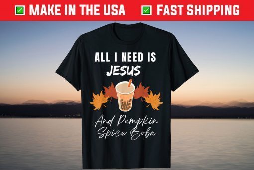 All I-Need Is Jesus And Pumpkin Fall Season Thanksgiving T-Shirt