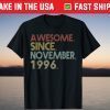 Awesome Since November 1996 25th Birthday 25 Years Old T-Shirt