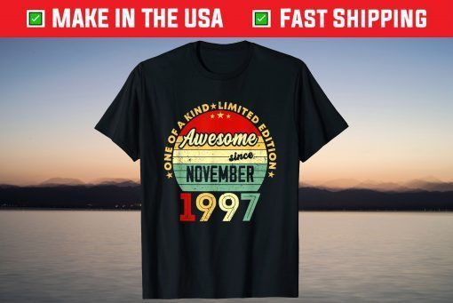 Awesome Since November 1997 24th Birthday T-Shirt