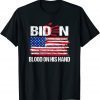Biden Blood On His Hands Bring Trump Back American Flag Classic Shirt