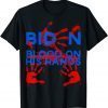Biden Blood On His Hands, Bring Trump Back, Biden Handprint Unisex Shirt