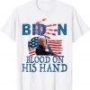 Biden Blood On His Hands Flag Official Shirt