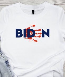 Biden Blood on Hands 2021 Gift Shirt