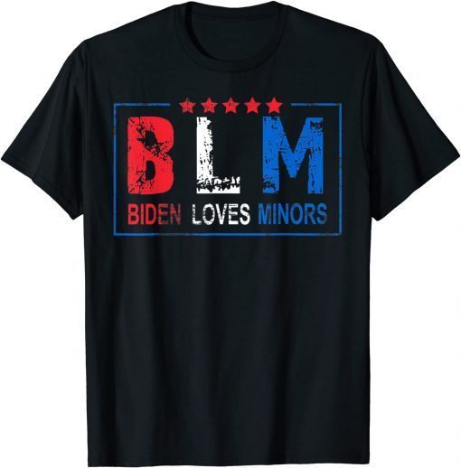 Biden Loves Minors, BLM Funny Joe Biden Limited Shirt