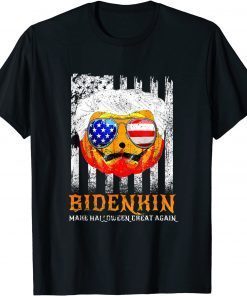 Biden Pumpkin Make Halloween Great Again Bidenkin USA Limited Shirt