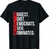 Biggest Idiot Democrats Ever Nominated Anti Biden Classic Shirt
