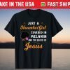 Black Queen Just A Girl November Birthday Melanin & Jesus T-Shirt