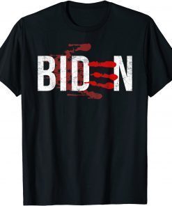 Blood On His Hands Biden Bring Trump Back Official Shirt