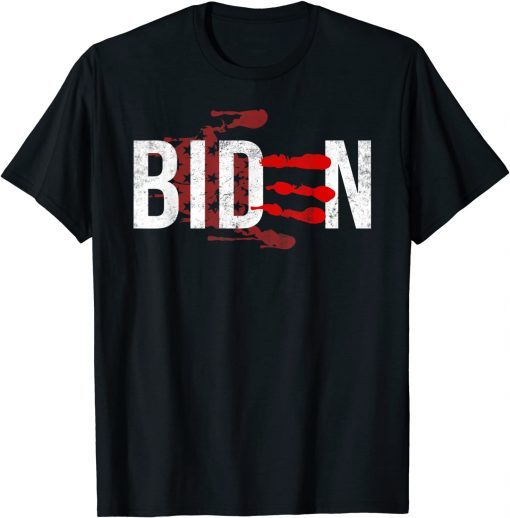 Blood On His Hands Biden Bring Trump Back Official Shirt