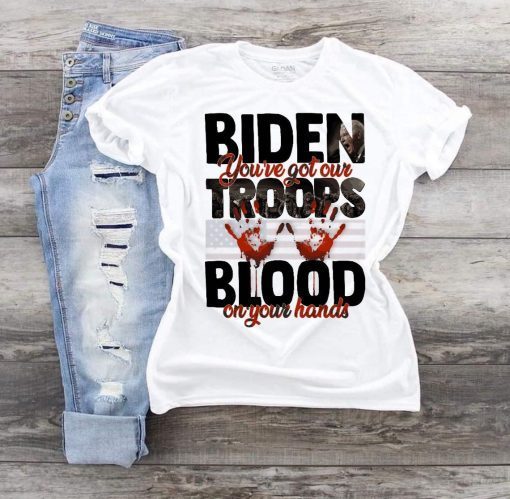 Blood on His Hands Flag Unisex Shirt