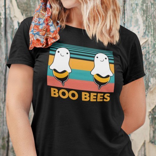 Vintage Boo Bees Halloween Unisex Shirt