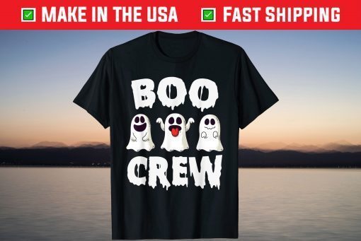 Boo Crew Halloween Ghost Costume T-Shirt