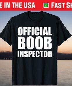 Boob Inspector Halloween Costume Gift Boobs 31st October T-Shirt