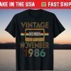 Born November 1986 Birthday Made in 1986 34 Years Old T-Shirt