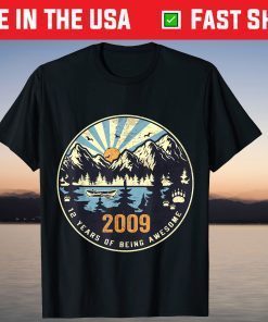 Born in 2009 12 Years of Being Awesome T-Shirt