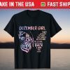 Butterfly December Girl Birthday T-Shirt