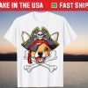 Chihuahua Pirate Costume Jolly Roger Flag Skull Crossbones T-Shirt