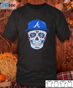 Chris Martin Atlanta Braves Sugar Skull Unisex Shirt